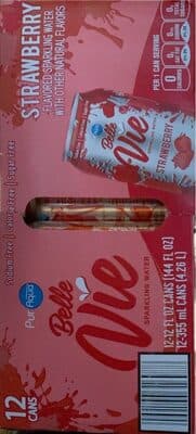 Strawberry Flavored Sparkling Water