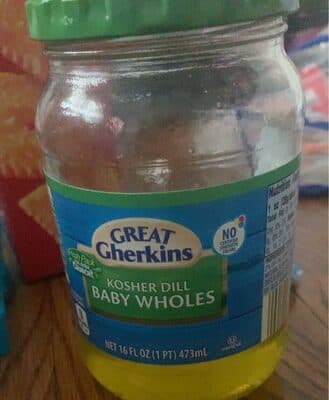 Kosher Dill baby wholes