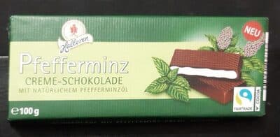 Pfefferminz Creme-schokolade mit Natrlichem Pfefferminzl