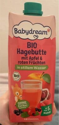 Bio Hagebutte mit pfeln & roten Frchten