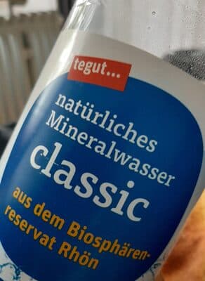 tegut... natrliches mineralwasser classic