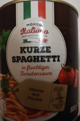 Kurze Spaghetti