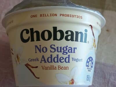 No Added Sugar Vanilla Bean Greek Yogurt