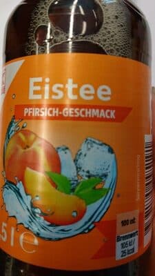 Eistee Pfirsich-Geschmack