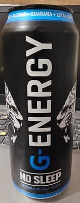 G-Energy No Sleep Carbonated Energy Drink