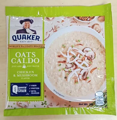 Quaker Oats Caldo Chicken & Mushroom flavor