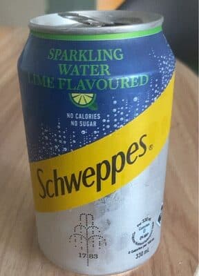 Sparkling Water Lime Flavoured