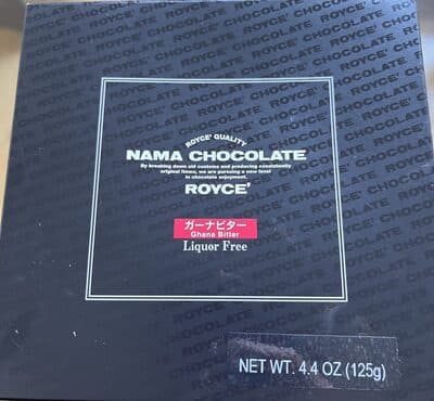 Nama Chocolate Ghana Bitter
