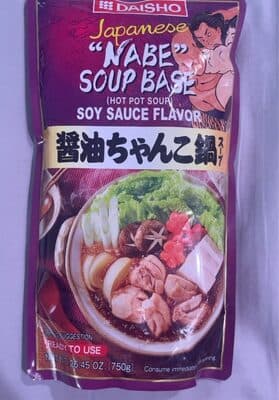 “Nabe” Soup Base, Soy Sauce Flavor