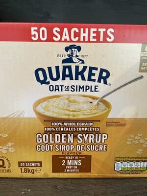 Oat so simple golden syrup flavour