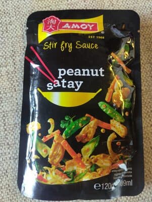 Stir fry sauce - satay cacahutes