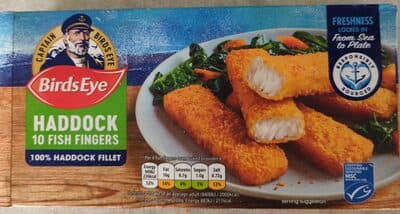 Haddock fish fingers