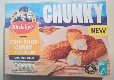 Bird's Eye Chunky Chip Shop Curry Fish Fingers