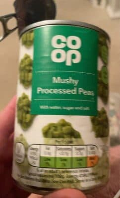 Mushy Processed Peas