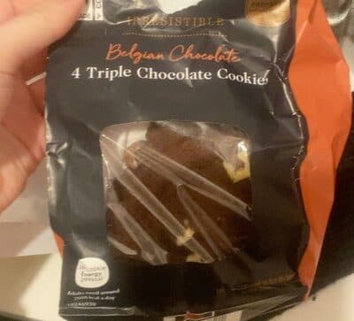 Belgian Chocolate Triple Chocolate Cookie