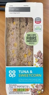 Tuna Sweetcorn Sandwich