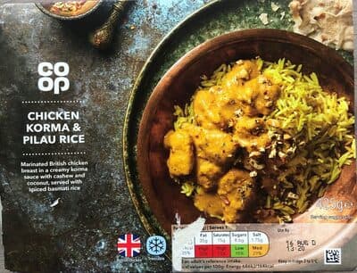 Chicken Korma & Pilau Rice