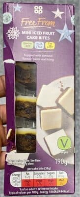Mini mince fruit cake bites