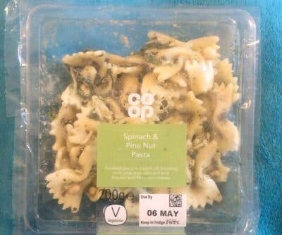 Spinach & Pine Nut Pasta
