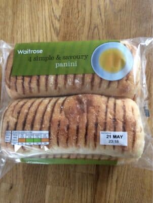 Simple & Savoury Panini
