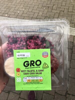 Beetroot Falafel & Giant Cous Cous Salad