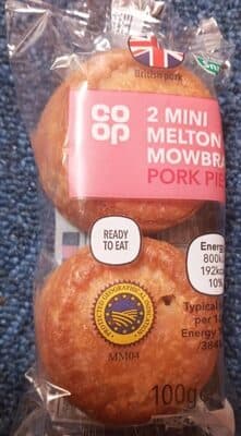 Mini Melton Mowbray Pork Pies