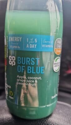 Burst of blue