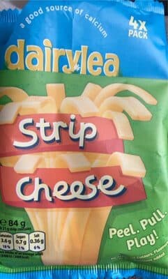 Dairylea Strip Cheese Processed Cheese Snack