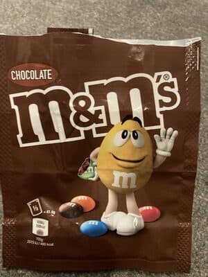 M&Ms Chocolate Pouch