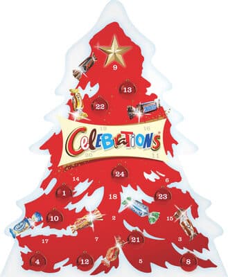 Celebrations Calendrier Sapin