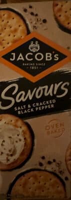 Jacobs Savours Salt And Black Pepper Bakes