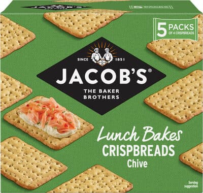 The Baker Brothers Lunch Bakes Crispbreads Chive