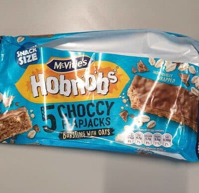 Choccy flapjack hobnob