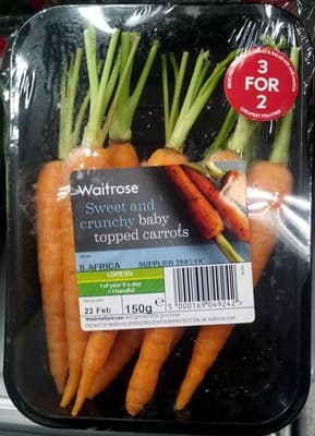 Baby Topped Carrots