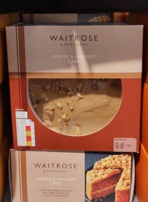 Coffee and Walnut cake