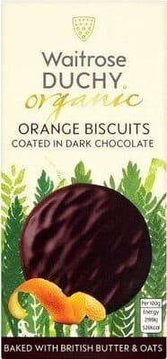 Duchy Organic Orange Biscuits Coated in Dark Chocolate