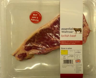 British Beef Bone-In Stirloin