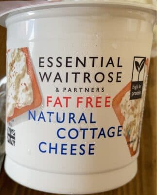 Fat free natural cottage cheese