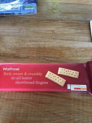 Waitrose shortbread fingers