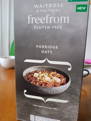 Freeform Gluten Free Porridge Oats With Dates And Cacao Nibs