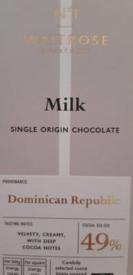 Milk Single Origin Chocolate