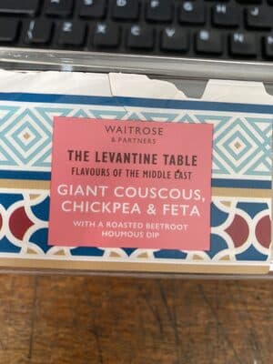 Giant Couscous, chickpea and feta