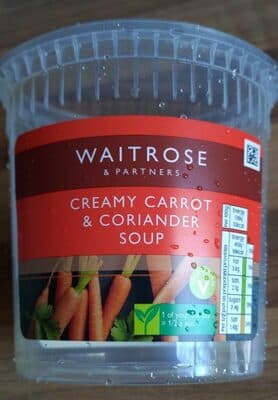 Creamy Carrot and Coriander Soup