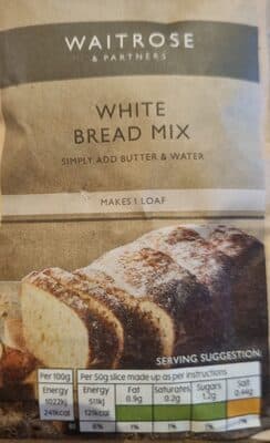 Waitrose White Bread Mix