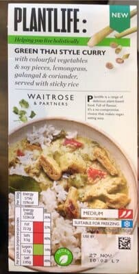 Green Thai Style Curry