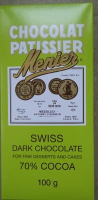 Menier Swiss Dark Chocolate