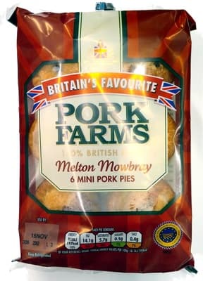 Mini Melton Mowbray Pork Pies