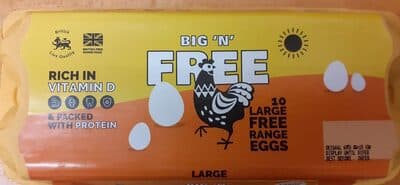 Big 'N' Free Large Free Range Eggs