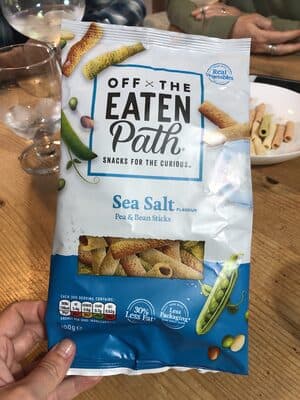 Sea Salt flavour pea and bean sticks