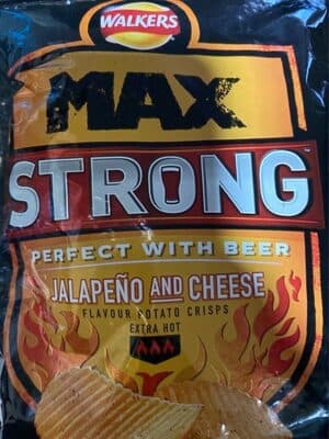 Walkers Max Strong Jalapeno & Cheese